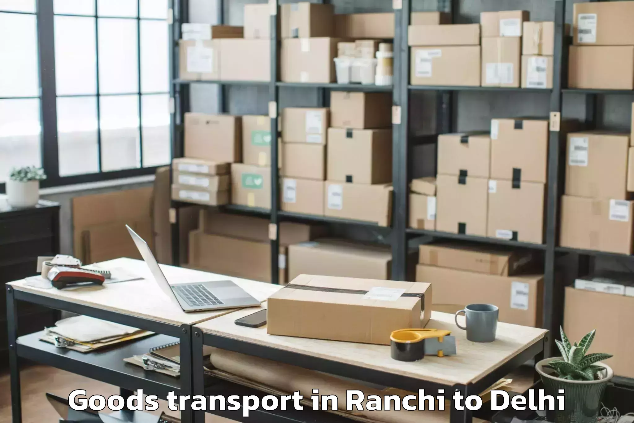 Easy Ranchi to Jmd Kohinoor Mall Goods Transport Booking